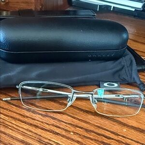 Oakley Metallic Rectangular Eyewear